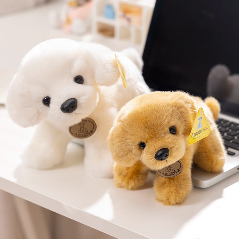 Peluche chien golden retriever adorable