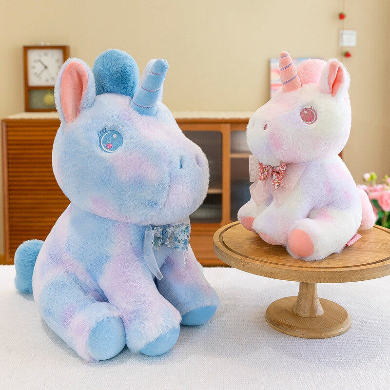 Peluche Licorne Douce Pastel Arc-en-ciel