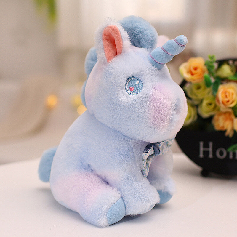 Peluche Licorne Douce Pastel Arc-en-ciel
