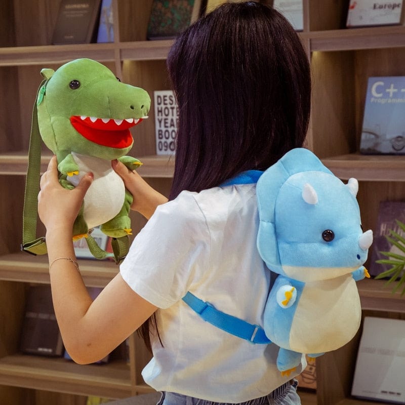Le bébé dinosaure - Sac à dos peluche dinosaure