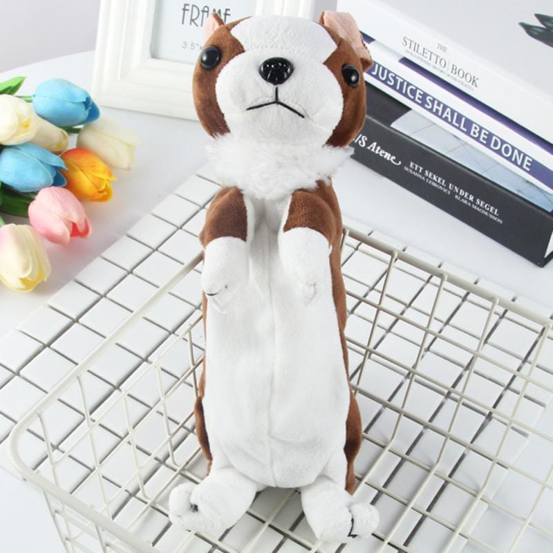 Le chien saucisse - trousse en peluche préféré