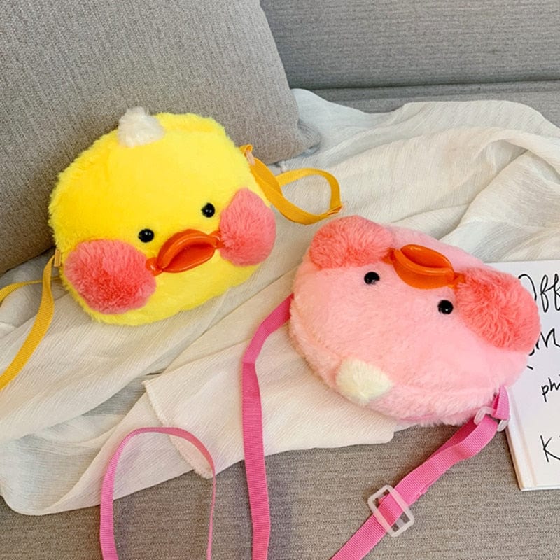 Le Poussin de Compagnie - Sac à Bandoulière en Peluche Fun