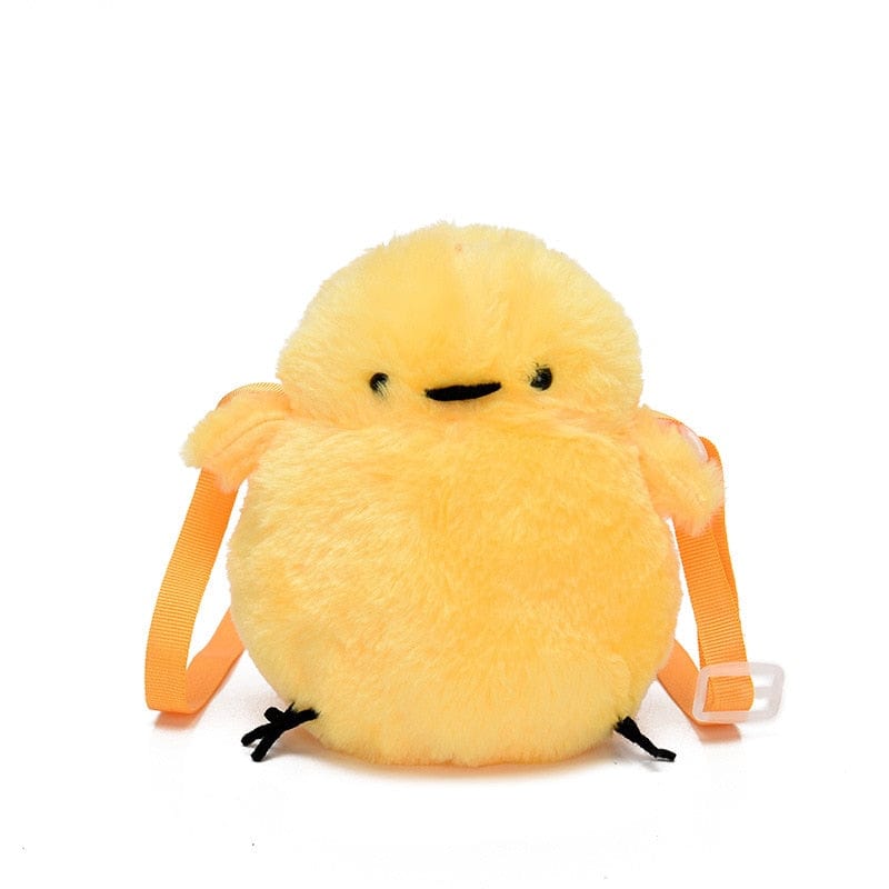 Le Poussin de Compagnie - Sac à Bandoulière en Peluche Fun
