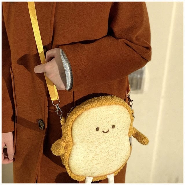 Le Toast - Sac Bandoulière en Peluche