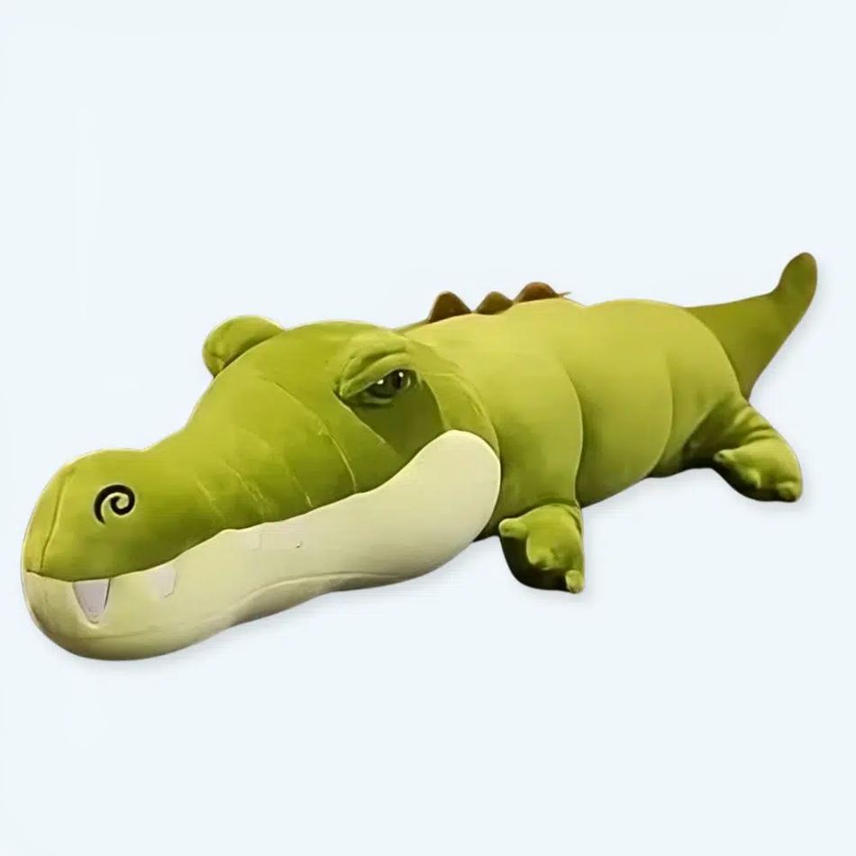 Peluche Alligator Vert Géant - Idée Cadeau pour Enfant