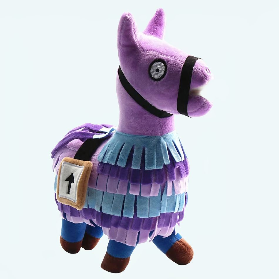 Peluche Fortnite Alpaga Violet Doux Câlin pour Enfant