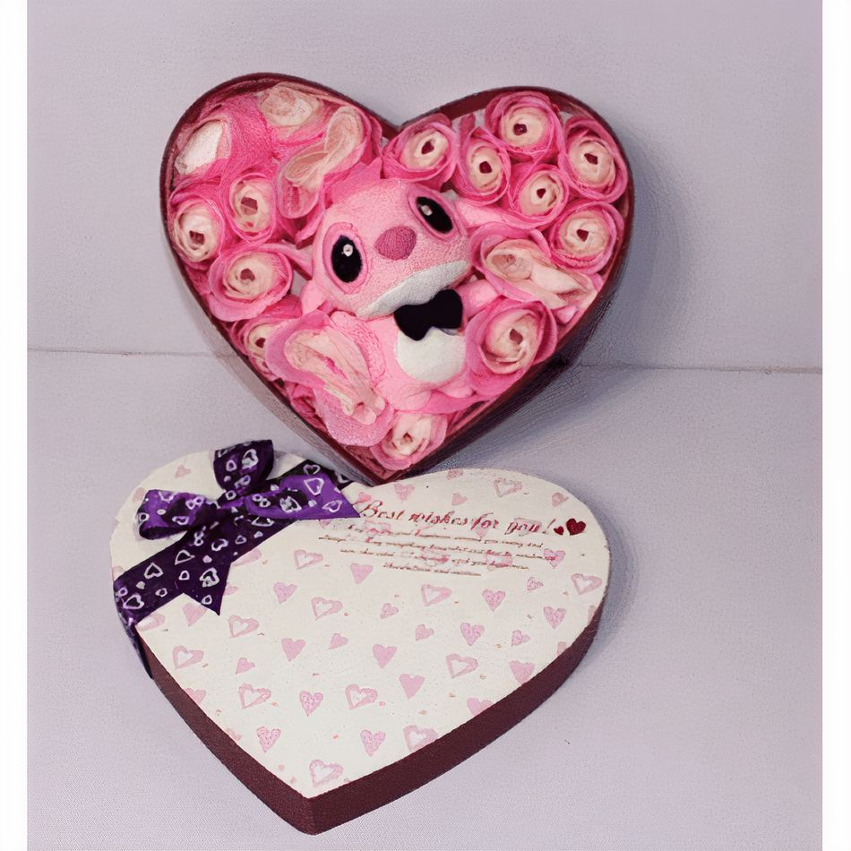 Coffret cadeau Peluche Angel Douce Amour Romantique