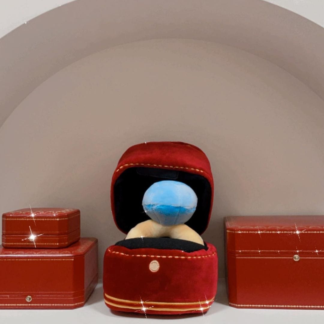 Peluche Bague de Mariage Saint-Valentin