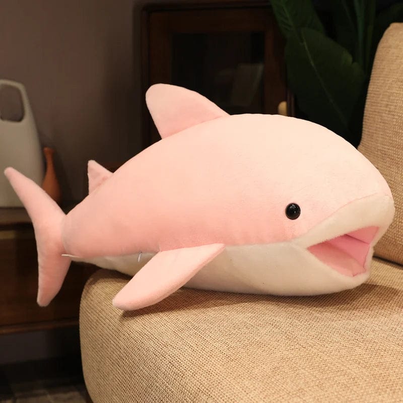Peluche baleine rose douce