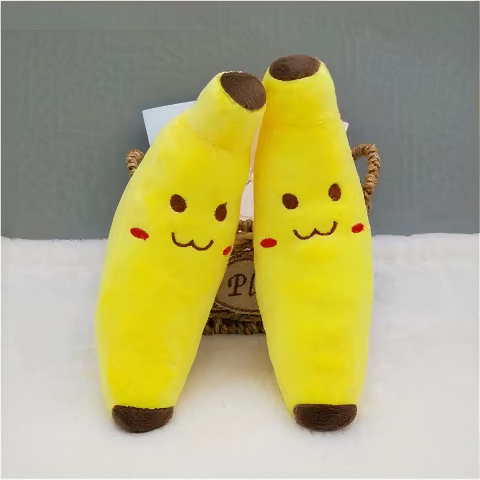 BananeCâlin - Peluche Sourire Jaune Fruit Doux Enfant