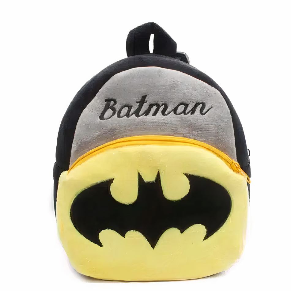 Sac à dos doux enfant Peluche Batman - Super-héros