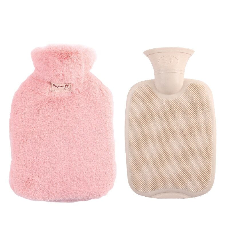 Peluche bouillotte en fourrure peluche