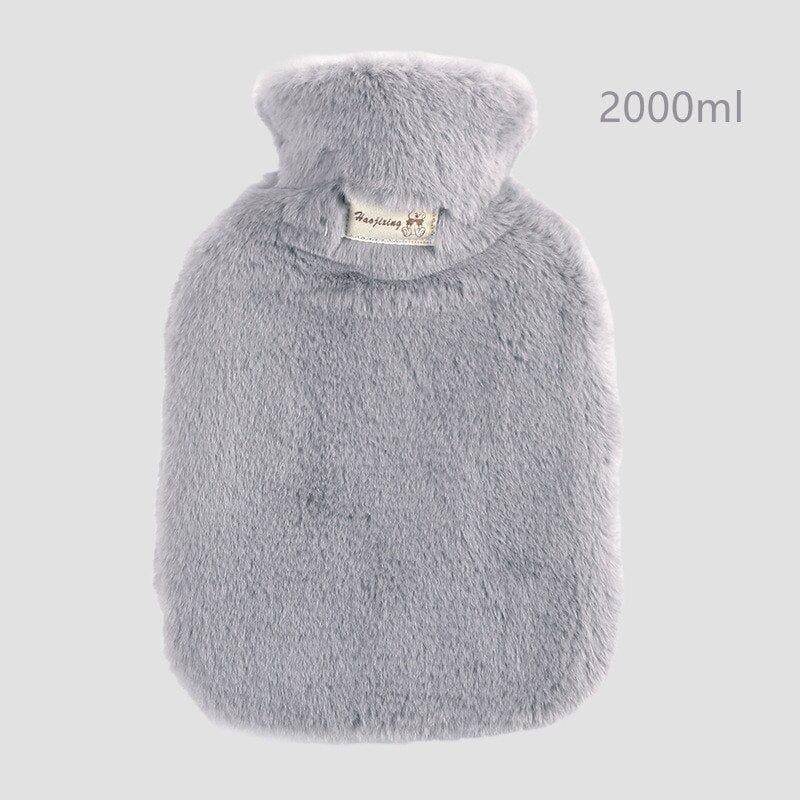 Peluche bouillotte en fourrure peluche