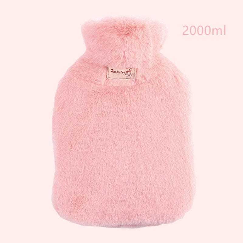 Peluche bouillotte en fourrure peluche