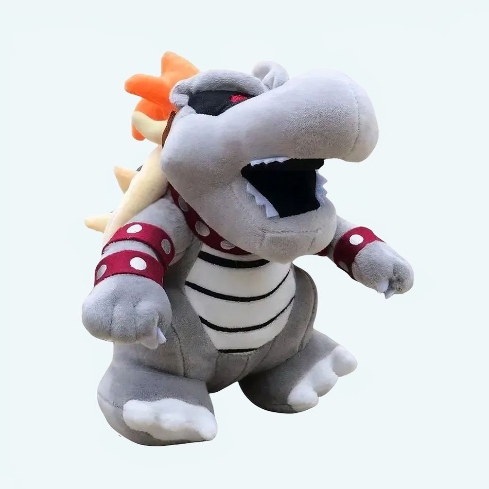 Peluche Bowser Sec Mario Dragon Doux Câlin pour les Gamers