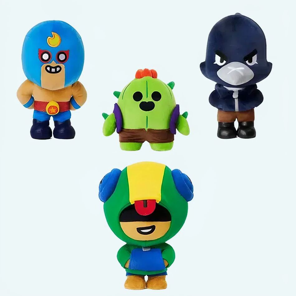 Peluche Brawl Stars - Héros Doux Collection Câlin Enfant