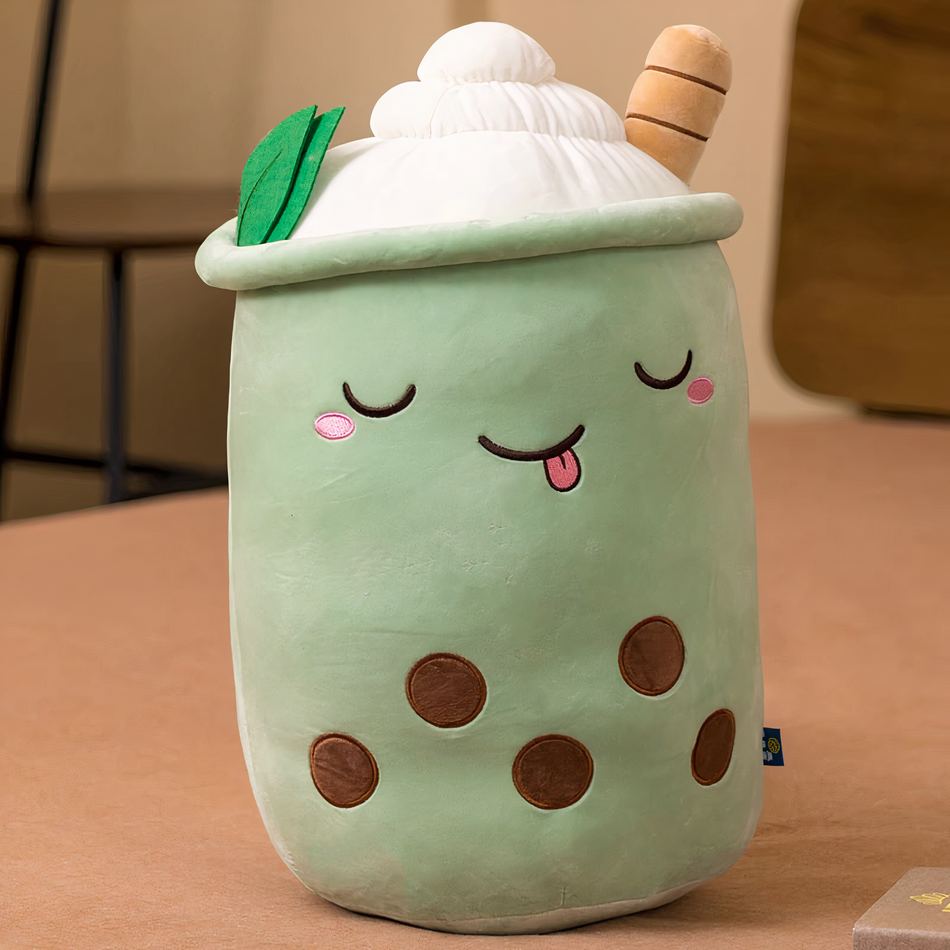 Peluche Bubble Tea | Coussin Moelleux Kawaii Original