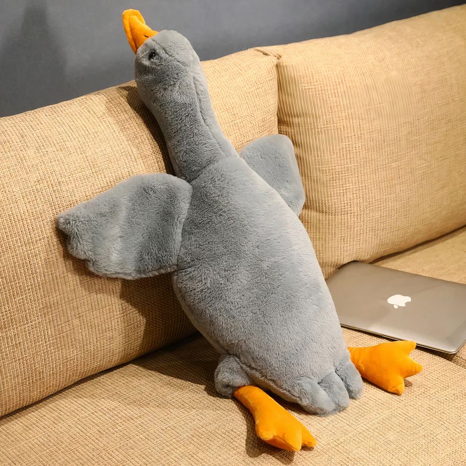 Peluche Canard Géant Jaune Doux pour Chambre Enfant