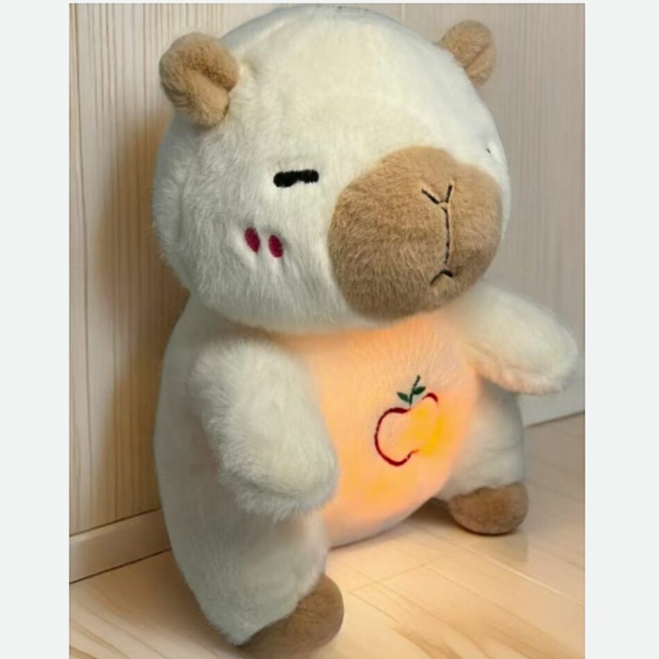 Peluche Capybara Respirant Berceuses Bruits Blancs