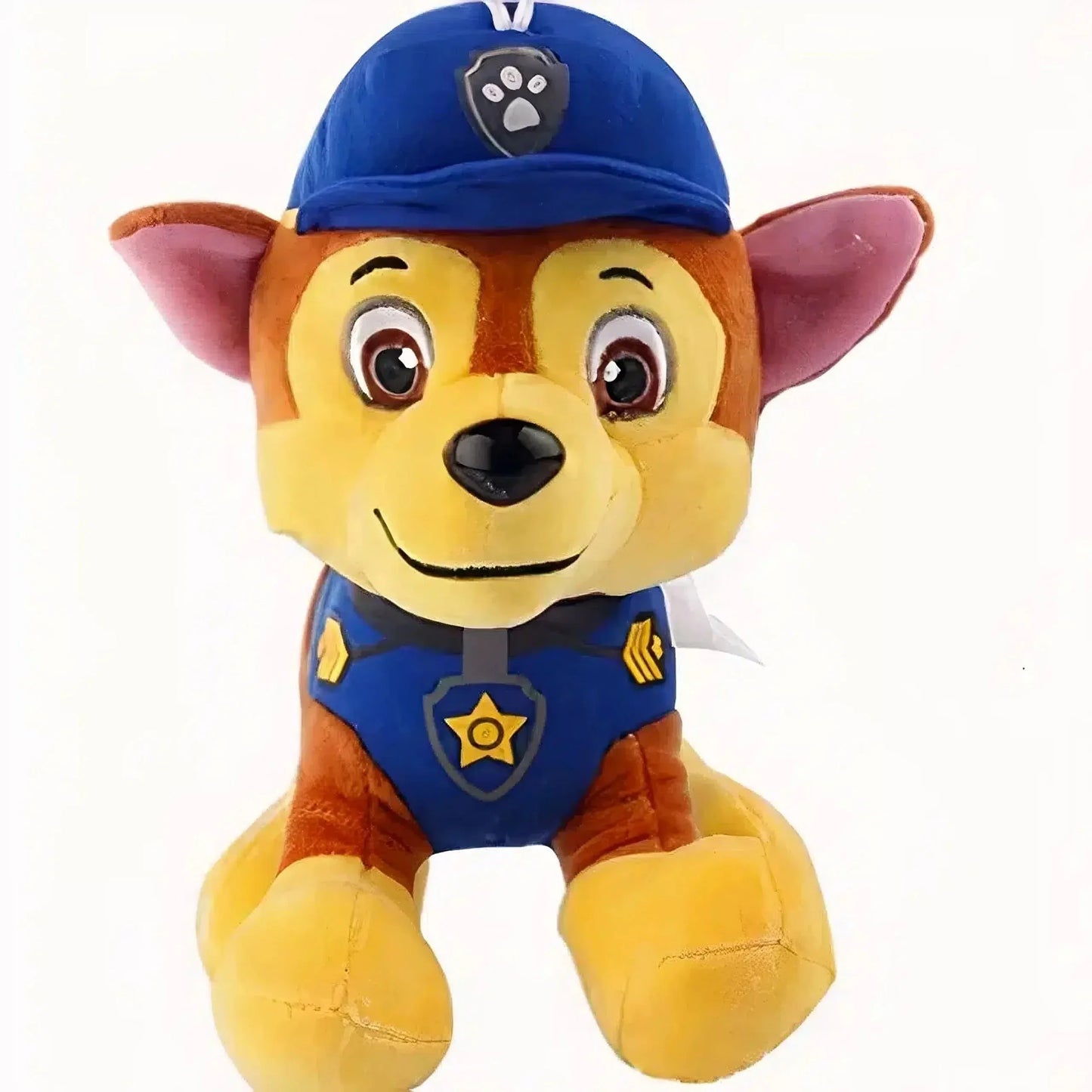 Peluche Chase policier douce Pat’Patrouille pour enfant.