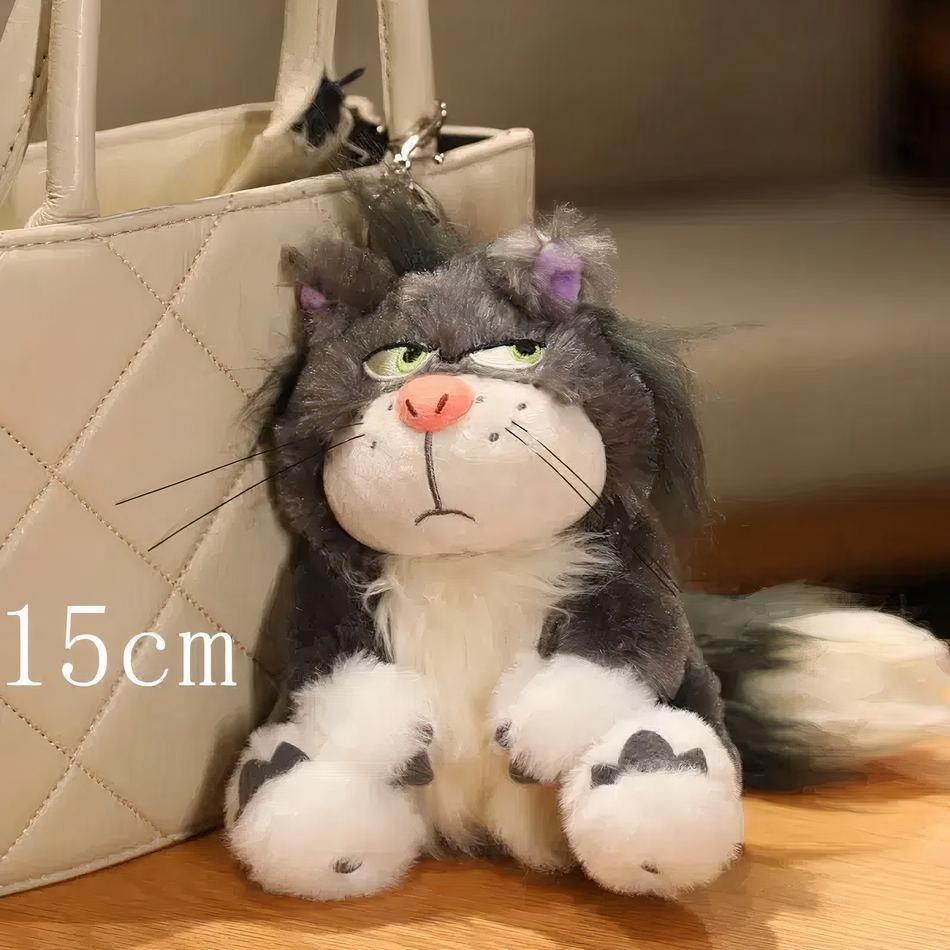 Peluche chat Lucifer doux Cendrillon Disney - Magie assurée!