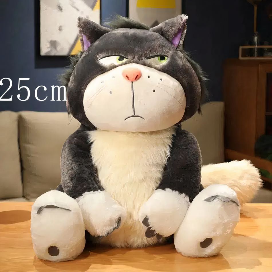 Peluche chat Lucifer doux Cendrillon Disney - Magie assurée!