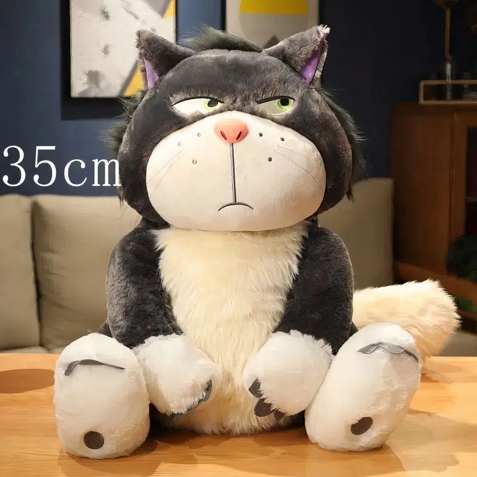 Peluche chat Lucifer doux Cendrillon Disney - Magie assurée!