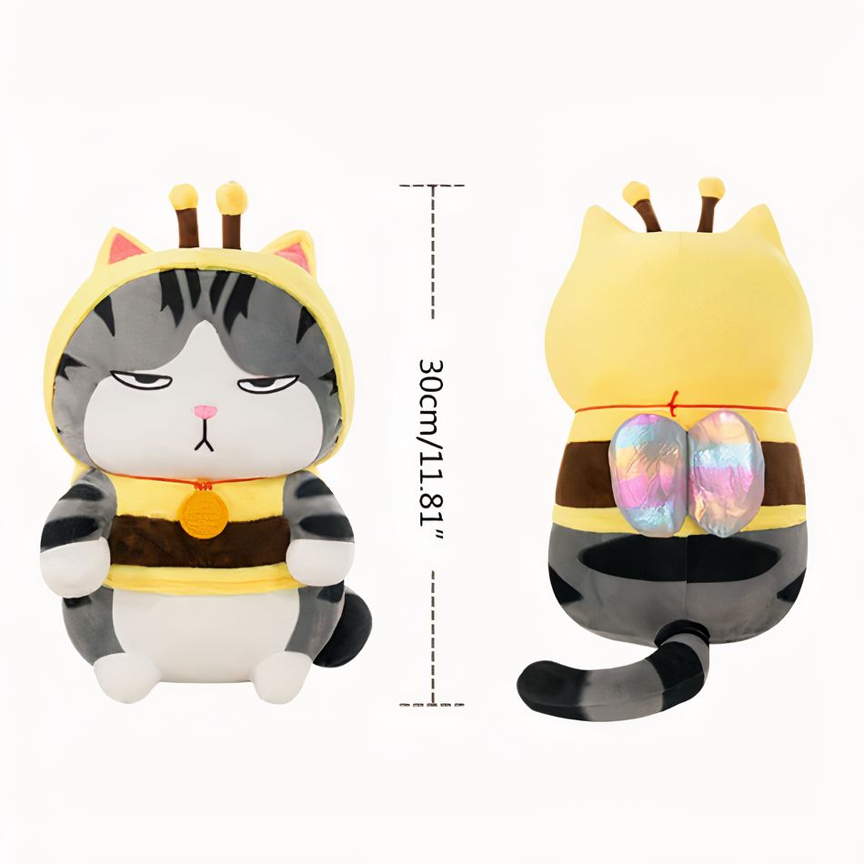 Peluche chat mignon design doux pour enfants et cadeaux
