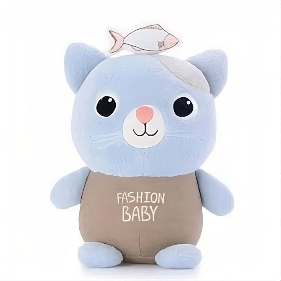 Peluche chat adorable et toute douce câline pour enfant