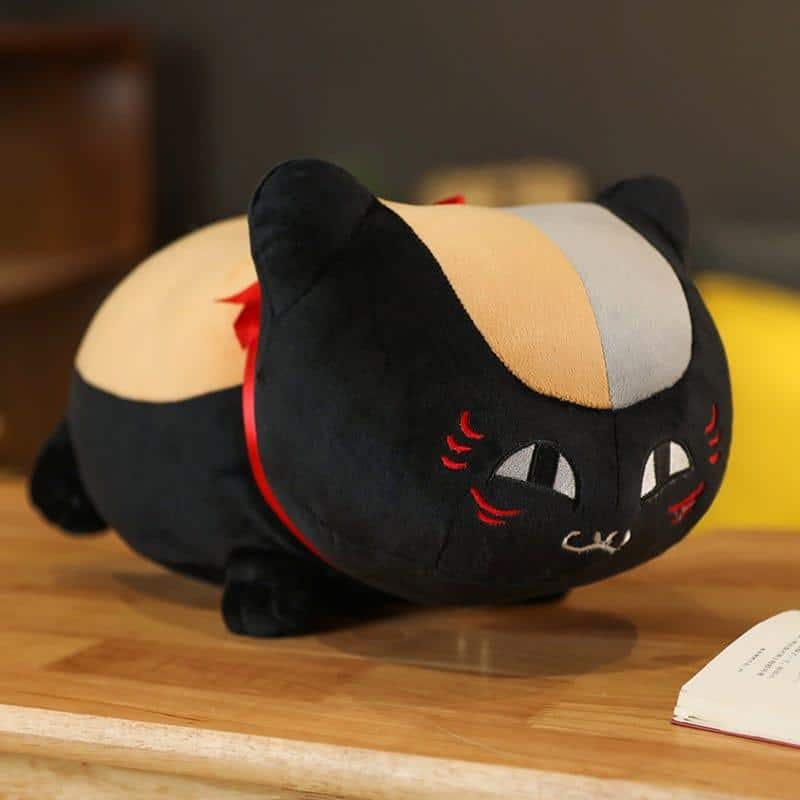 Peluche chat noir Nyanko Sensei - Adorable câlin kawaii