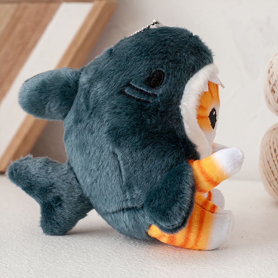 Peluche Chat Requin Doux Câlin pour Enfant - Déguisement