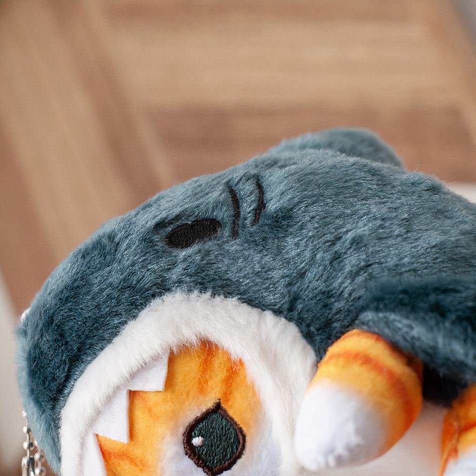 Peluche Chat Requin Doux Câlin pour Enfant - Déguisement