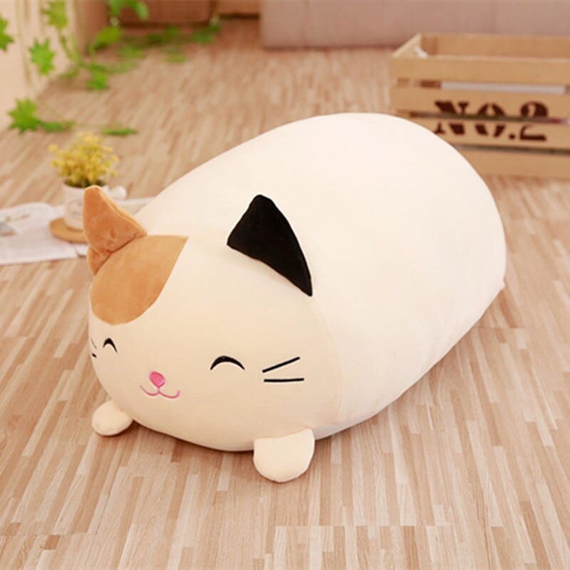 Squishmallow Peluche Chat Bicolore Content