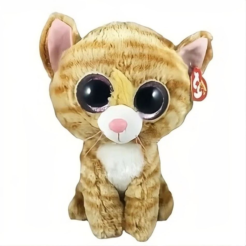 Peluche Chaton Rayé Doux - Câlin Moelleux pour Enfant - Hiver