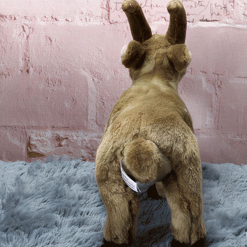 Peluche Chèvre des Montagnes Douce et Câline
