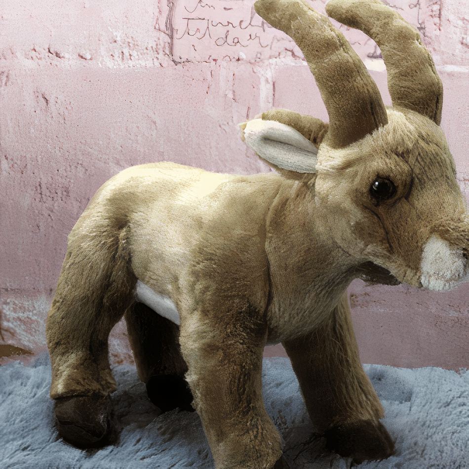 Peluche Chèvre des Montagnes Douce et Câline