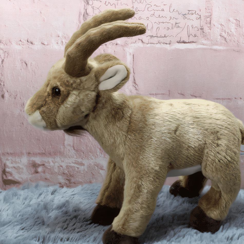 Peluche Chèvre des Montagnes Douce et Câline