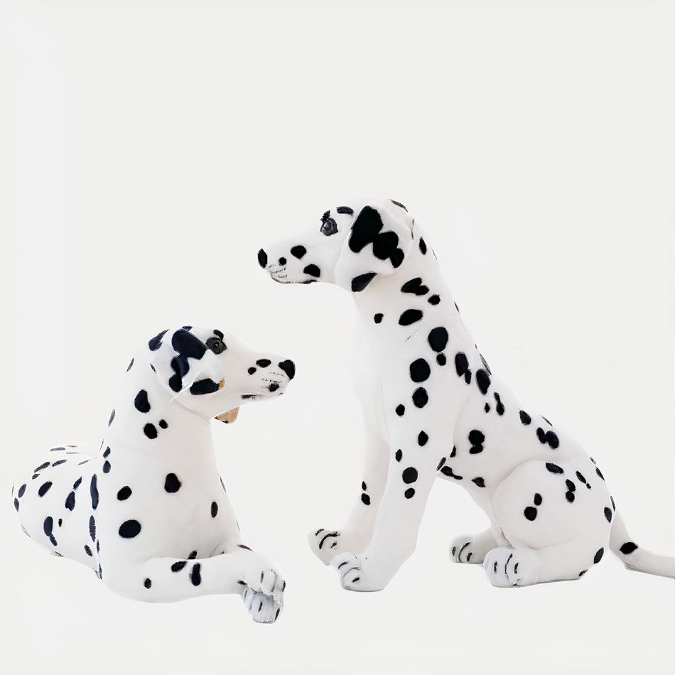 Peluche chien dalmatien - Compagnon doux pour enfant - Câlinitude