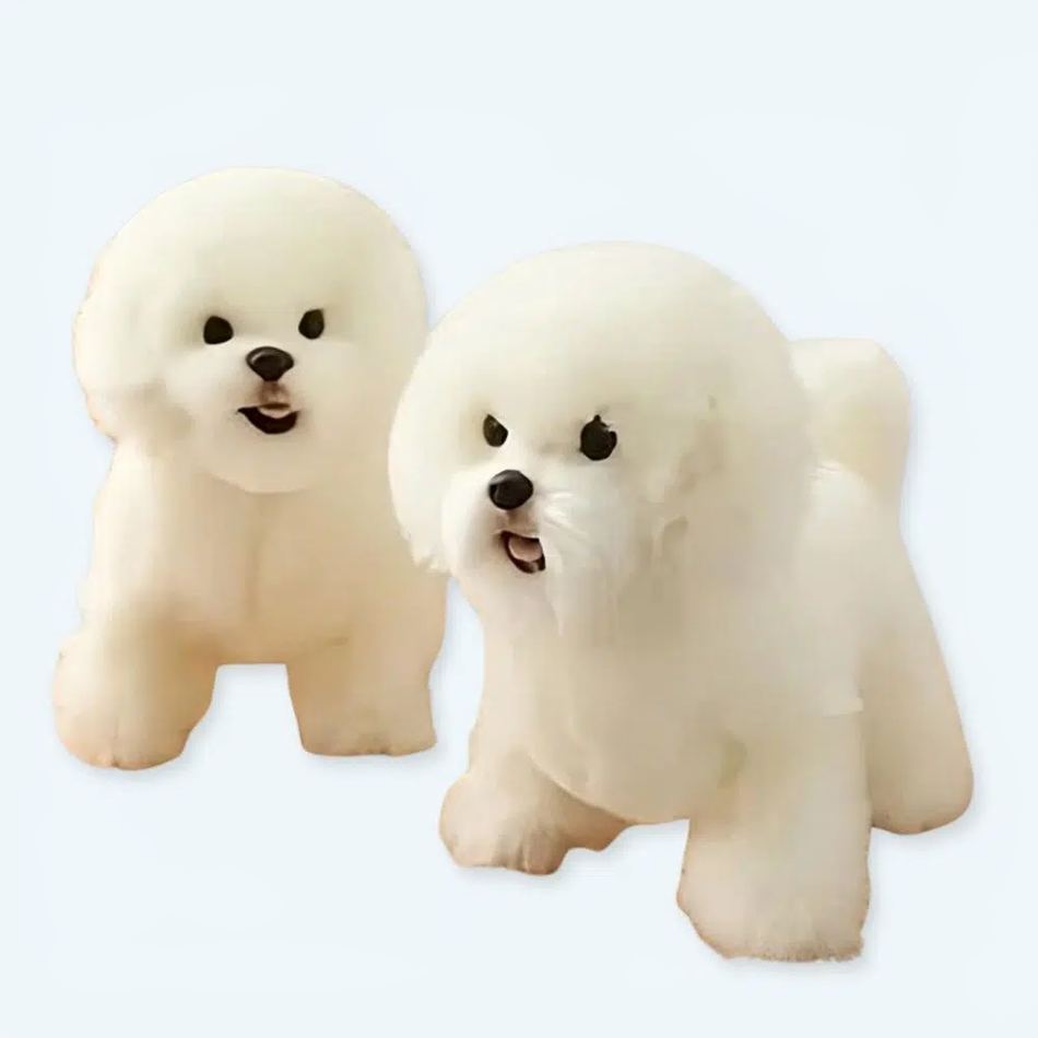 Peluche chien - compagnon doux pour chambre cosy