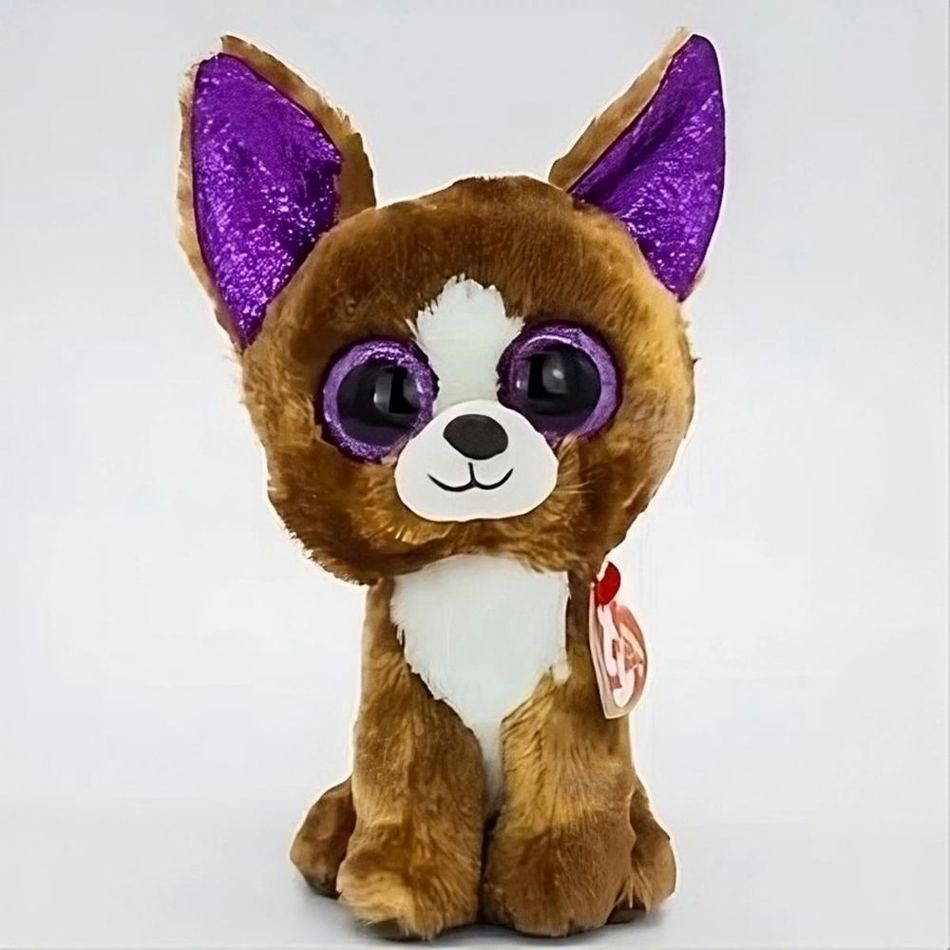 Peluche chien marron doux – Compagnon enfant pour la chambre