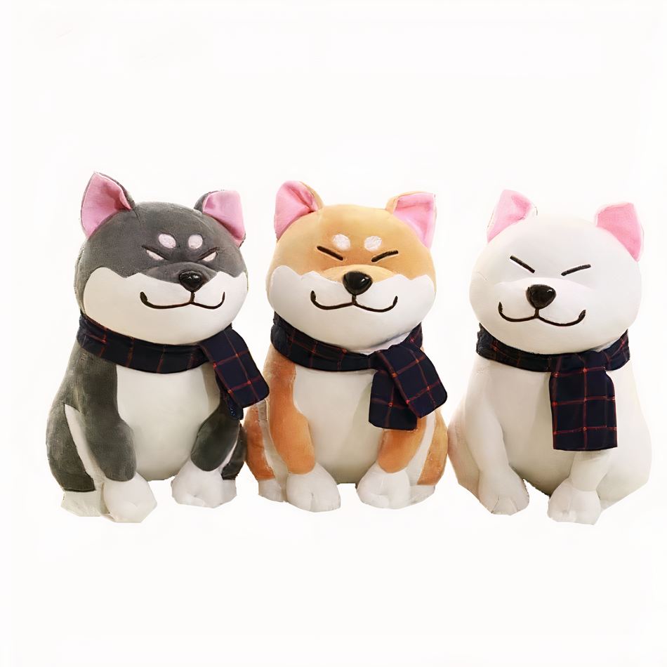 Peluche chien marron adorable pour la chambre de l'enfant