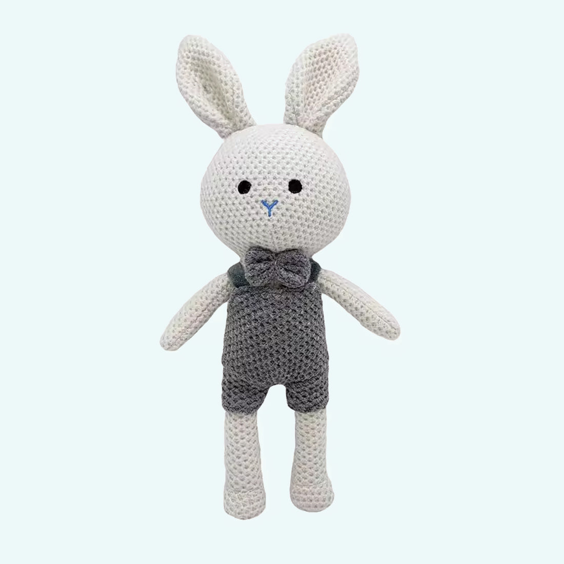 Peluche Crochet Lapin Doux pour Enfant Câlin et Tendre