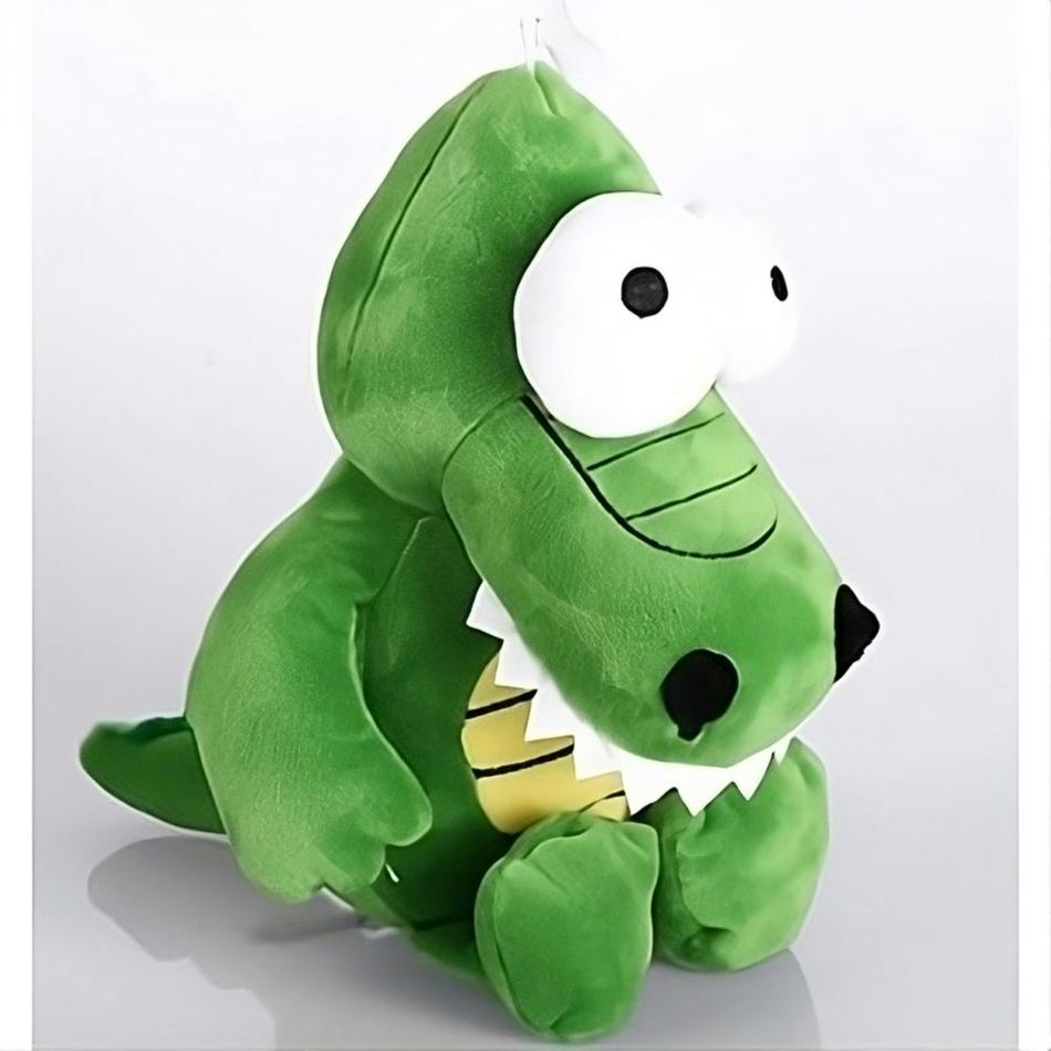 Peluche crocodile vert moelleux et pour enfants