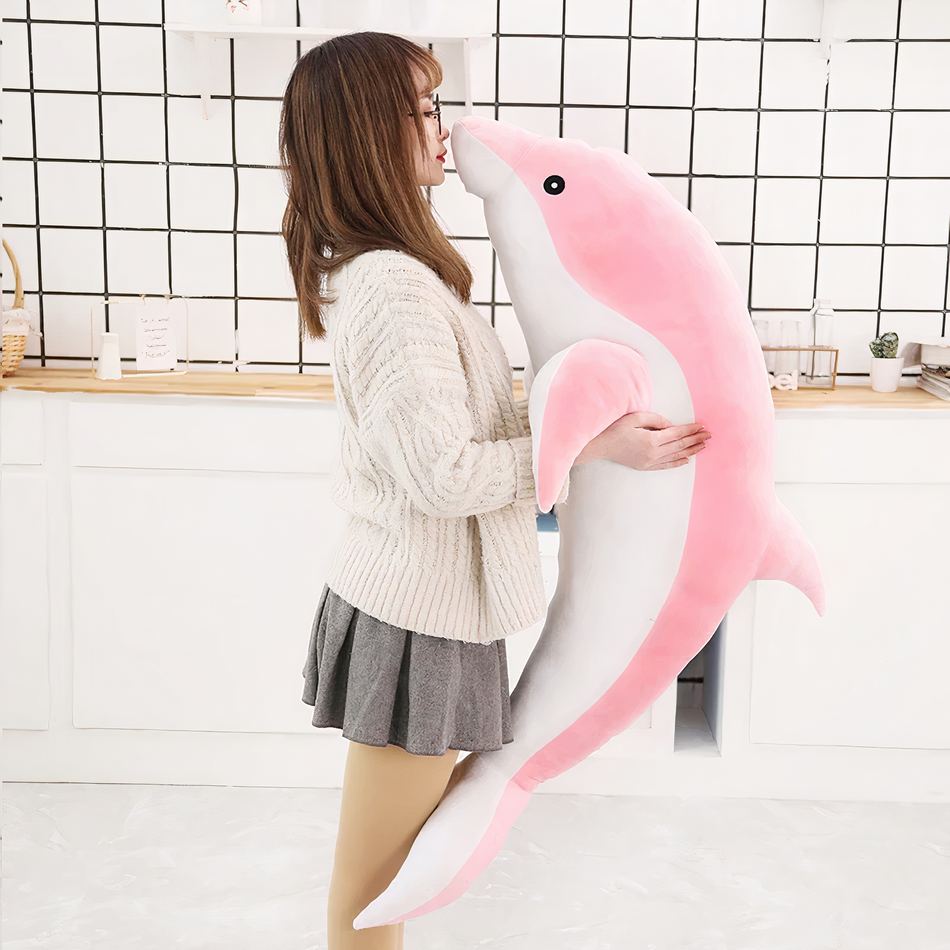 Peluche dauphin Océan Doux Câlin - Enfant Pelage Bleu