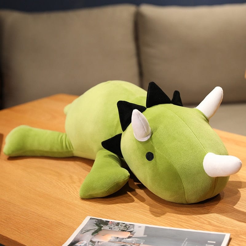 Peluche dinosaure Crinière et Cornes