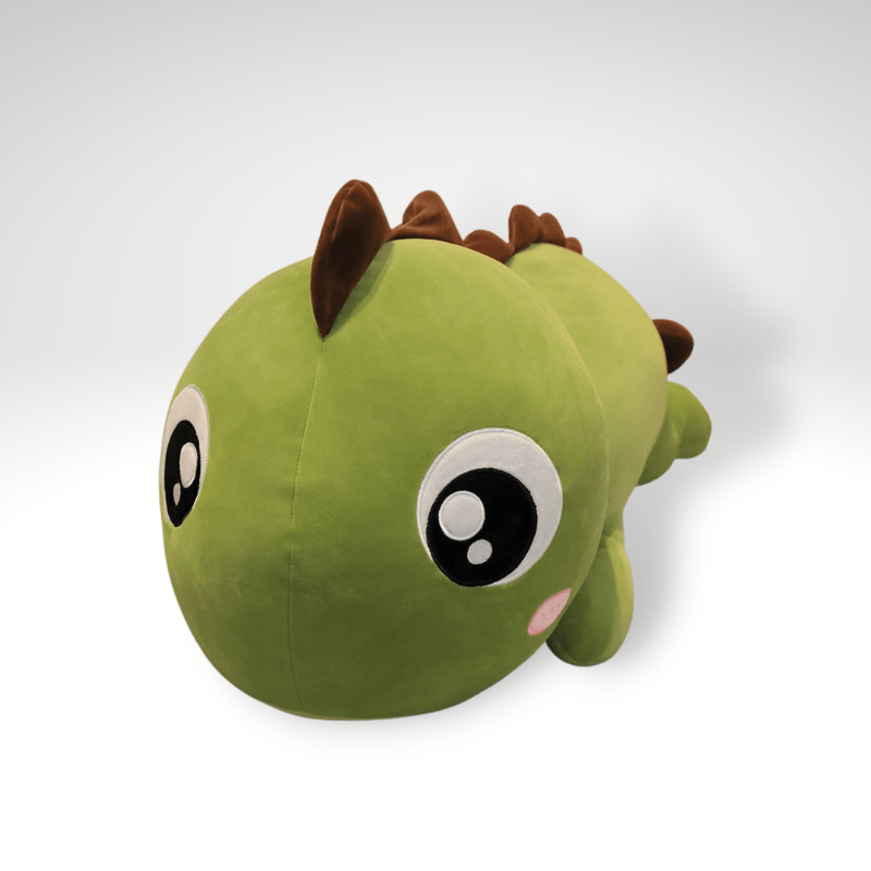 Peluche dinosaure kawaii avec de grands yeux