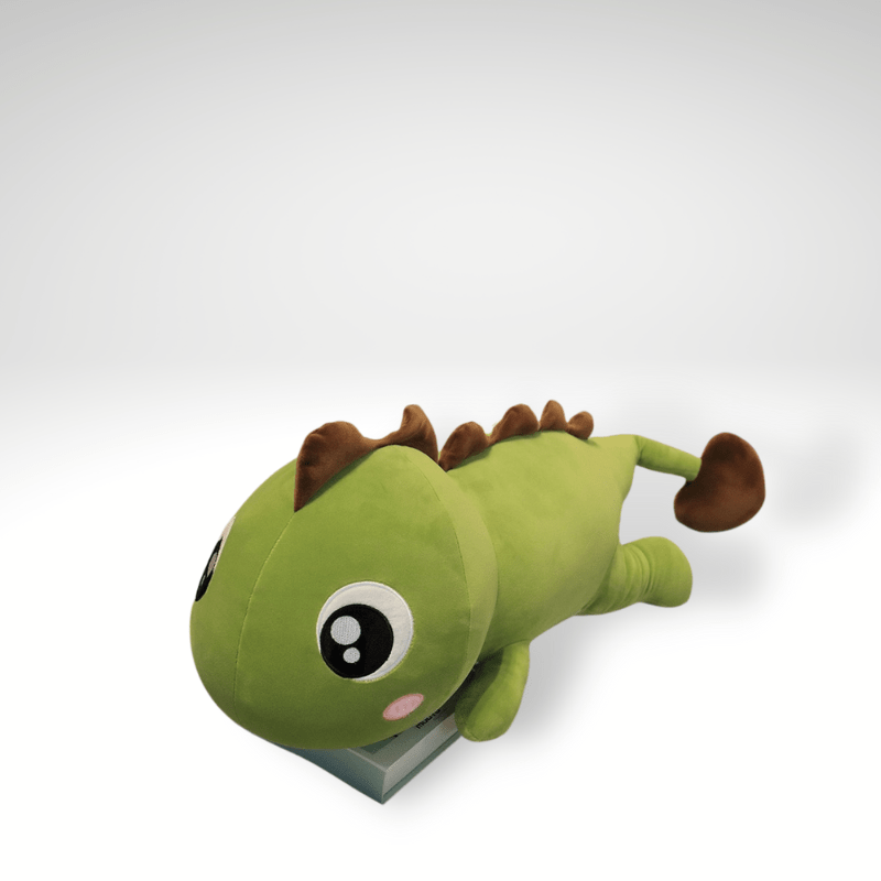 Peluche dinosaure kawaii avec de grands yeux