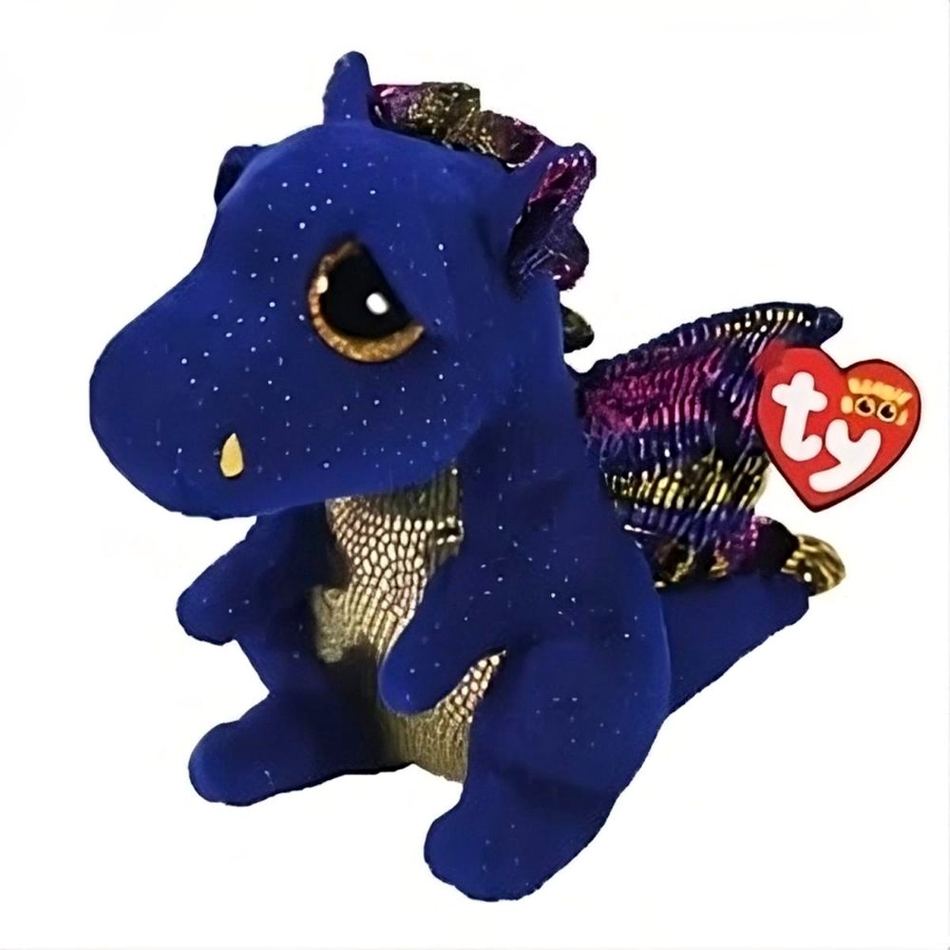Peluche Dragon Bleu Magique pour Enfant Aventurier
