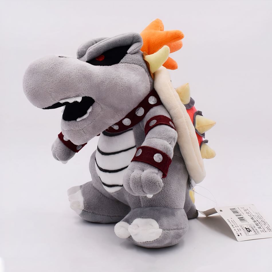 Peluche dragon Bowser géant doux de jeu vidéo coloré