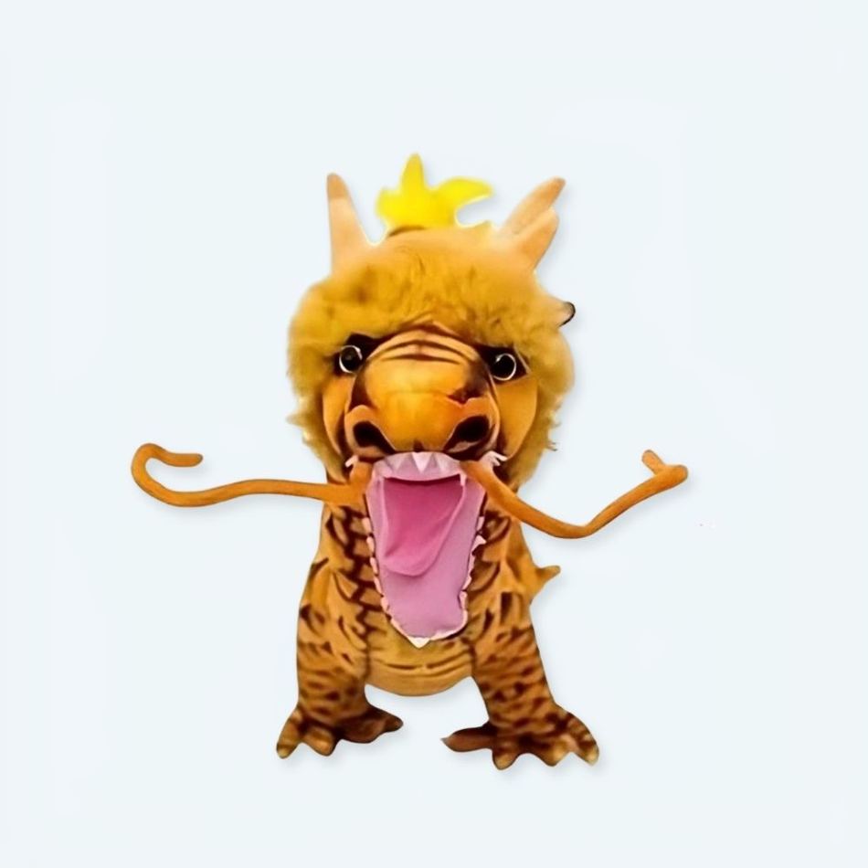 Dragon Doux : Peluche Chinoise pour des Aventures Câlines